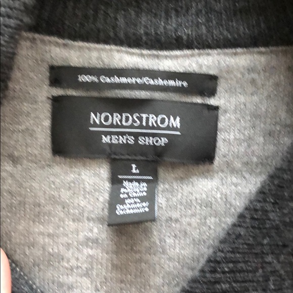 Men’s Nordstrom 100% cashmere sweater. Size L - Picture 2 of 3